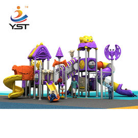 High quality kids toy outdoor playground plastic combined slides for sale