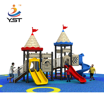 TUV Kids Playground Slide LLDPE Plastic Amusement Park Equipments Anti Skid