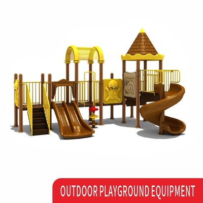 Dzieciaki Stalowe Rury Swing Set Plastikowe Sprzęt do zabawy na zewnątrz Z Slide And Swing